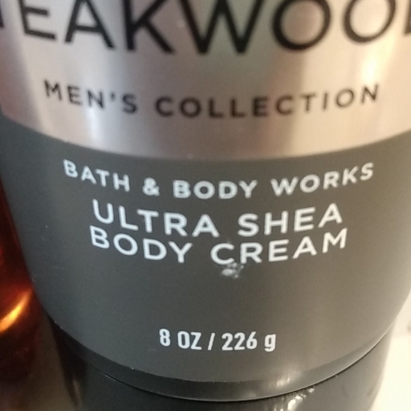 Bath and Body Works Teakwood 2-in-1 Hair+Body Wash 10 FL oz and Body Cream 8 oz - Picture 4 of 4